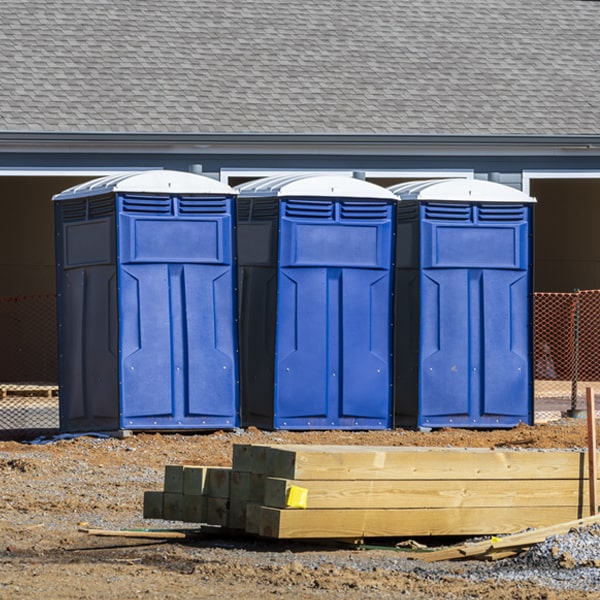 how far in advance should i book my portable restroom rental in Prairieton